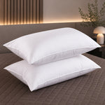 Set 2 perne bumbac 50/70 cm alb