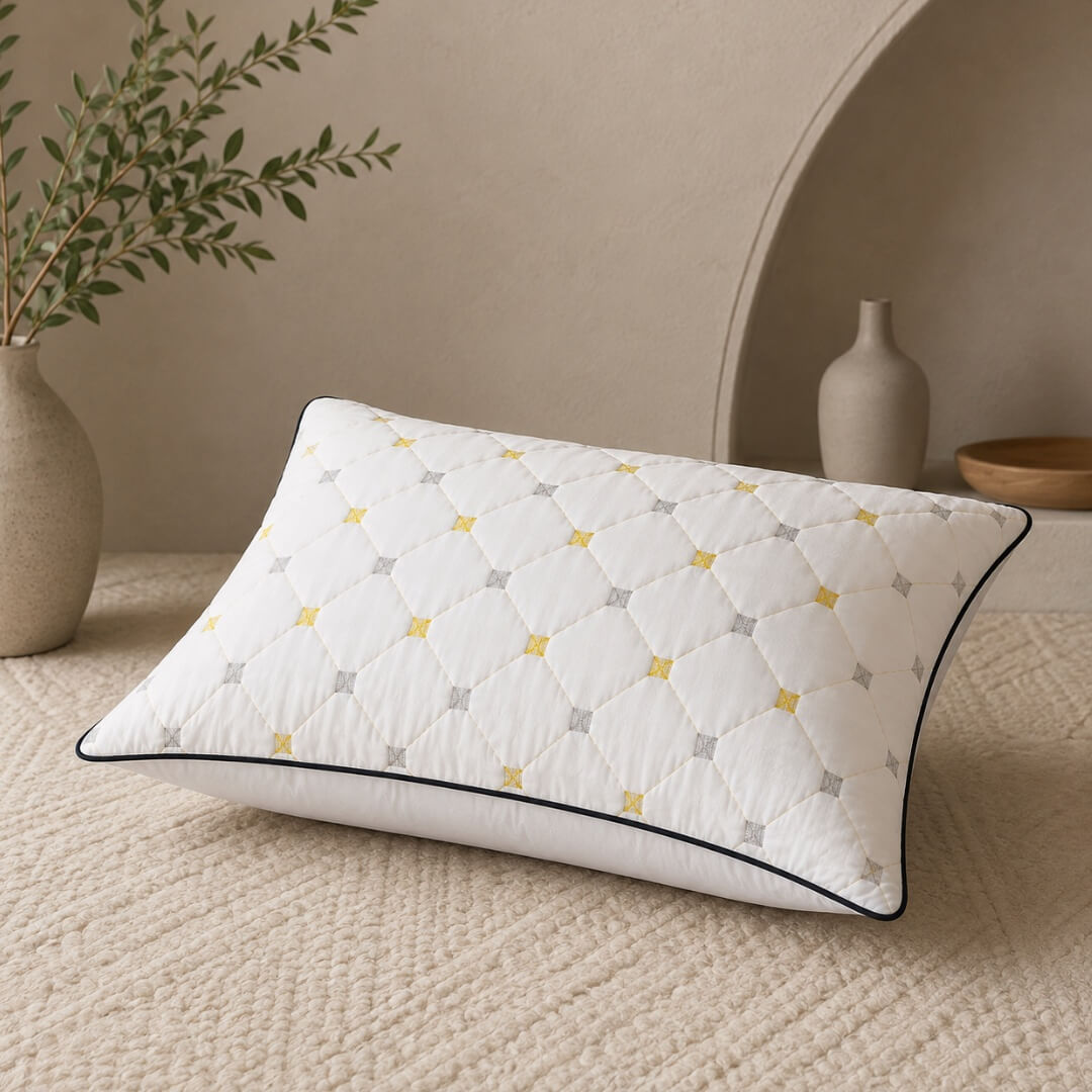 Set 2 Perne Brodate Matlasate 50/70 cm