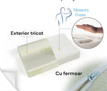 Set 2 perne memory anatomice 40x60