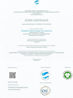 Cearceaf bumbac organic Albastru