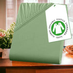 Cearceaf bumbac organic Mint