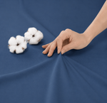 Cearceaf cu Elastic Bumbac Cottone Albastru