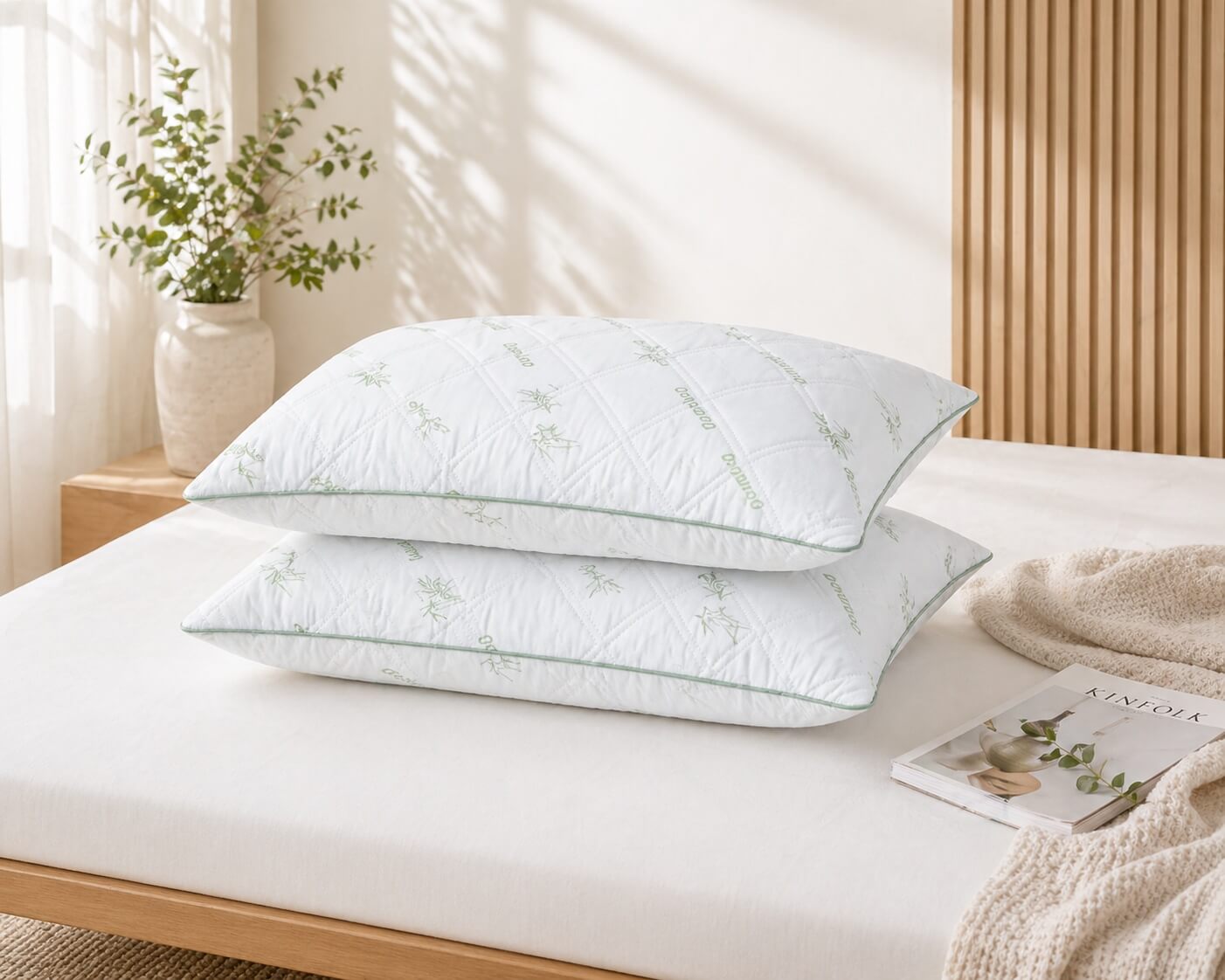 Set 2 Perne Bamboo 50x70 cm