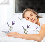 Set 2 perne Memory Lavender 40x70 cm – detaliu