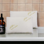 Set 2 perne Memory Trilly Aloe Vera 40x70 cm – utilizare