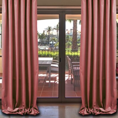 Set 2 draperii, 140x245cm, Lux Catifea 335gr/mp, Pink